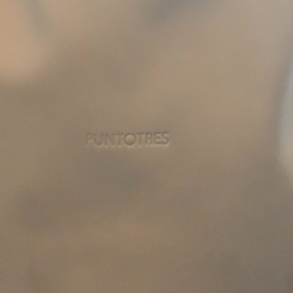 PUNTOTRES cream leather hobo bag - Picture 4 of 10